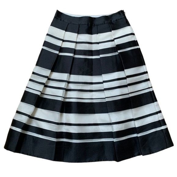 Kate Spade New York Cape Stripe Organza Skirt - Picture 3 of 9